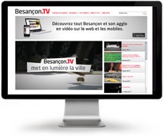 Besançon TV utilise les solutions vidéo Streameo
